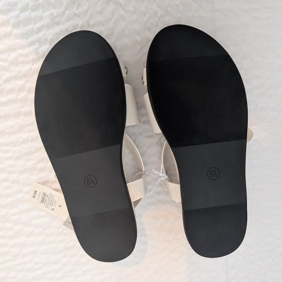 Women's Penelope Toe Ring Footbed Sandals -A New Day- Bone Size Various - Picture 7 of 7